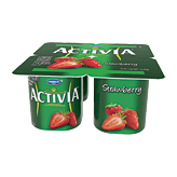 Activia  lowfat yogurt, strawberry, helps naturally regulate your digestive system Full-Size Picture